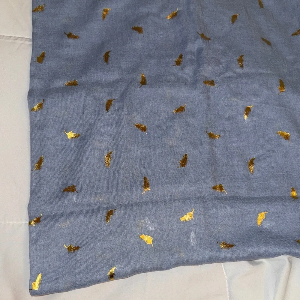 Blue and Gold Women's Scarf